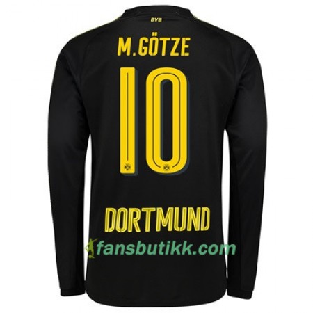 Fotballdrakt Borussia Dortmund Mario Gotze 10 Bortetrøye 2017-2018 Langermet