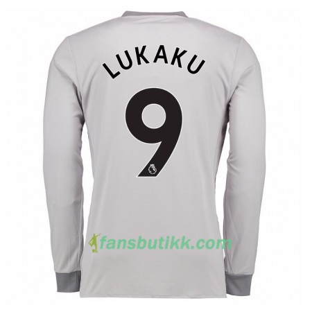 Fotballdrakt Manchester United Romelu Lukaku 9 Tredjetrøye 2017-2018 Langermet