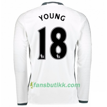 Fotballdrakt Manchester United Ashley Young 18 Tredjetrøye 2017-2018 Langermet