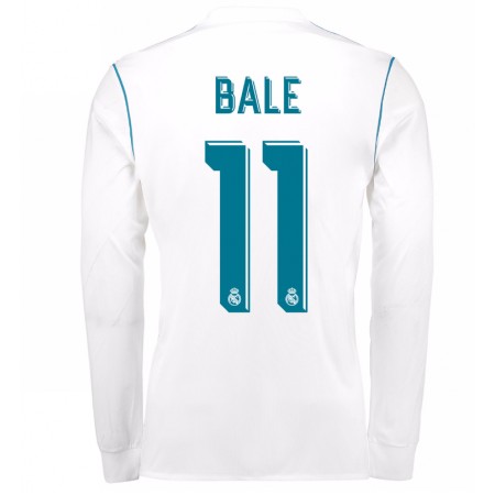 Fotballdrakt Real Madrid Gareth Bale 11 Hjemmetrøye 2017-2018 Langermet