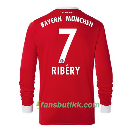 Fotballdrakt FC Bayern München Franck Ribery 7 Hjemmetrøye 2017-2018 Langermet