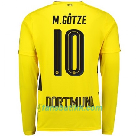 Fotballdrakt Borussia Dortmund Mario Gotze 10 Hjemmetrøye 2017-2018 Langermet