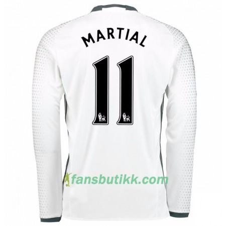 Fotballdrakt Manchester United Anthony Martial 11 Tredjetrøye 2017-2018 Langermet