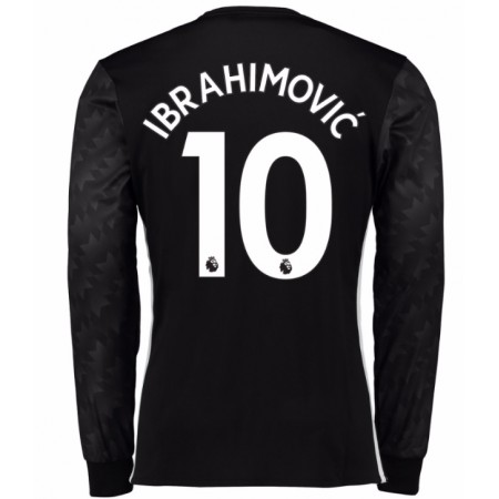 Fotballdrakt Manchester United Ibrahimovic 10 Bortetrøye 2017-2018 Langermet