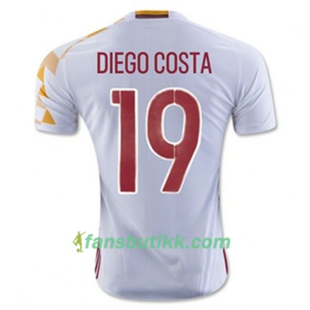 Fotballdrakt Spania DIEGO COSTA Bortetrøye Euro 2016