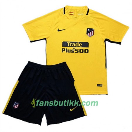 Fotballdrakt Atlético Madrid Barn Bortetrøye 2017-2018 Kortermet