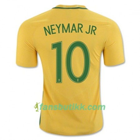 Fotballdrakt Brasil NEYMAR JR Hjemmetrøye 2016/17 Kortermet
