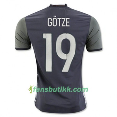 Fotballdrakt Tyskland GOTZE Bortetrøye Euro 2016