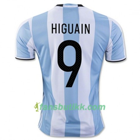 Fotballdrakt Argentina HIGUAIN Hjemmetrøye 2016/17 Kortermet
