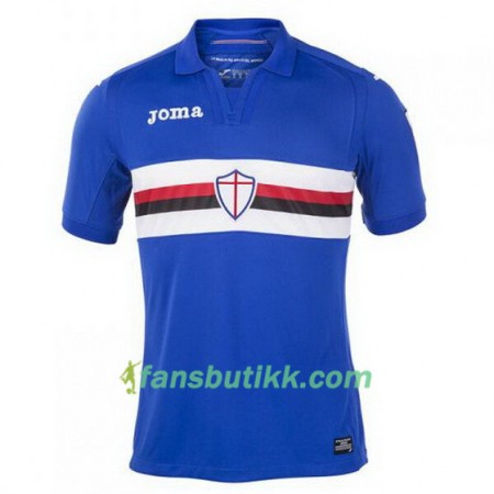 Fotballdrakt Sampdoria Hjemmetrøye 2017-2018 Kortermet