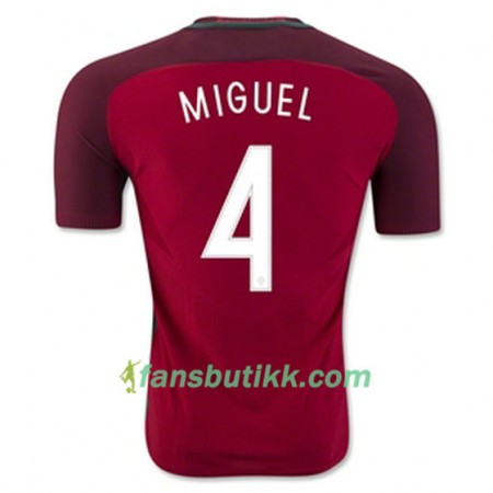Fotballdrakt Portugal MIGUEL Hjemmetrøye Euro 2016