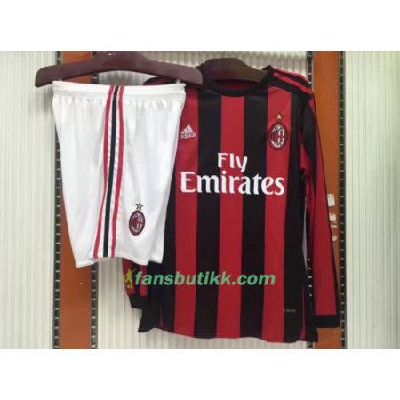 Fotballdrakt AC Milan Hjemmetrøye 2017-2018 Langermet