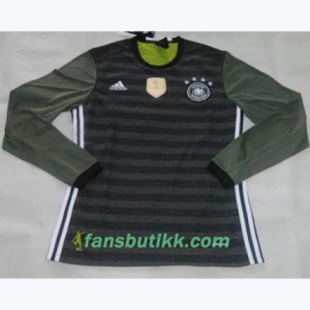 Fotballdrakt Tyskland  Bortetrøye Euro 2016 Langermet