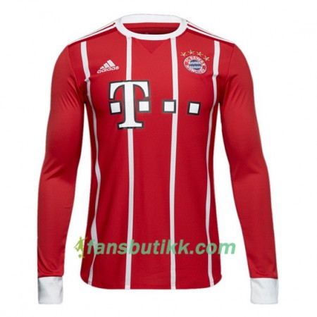Fotballdrakt FC Bayern München Hjemmetrøye 2017-2018 Langermet