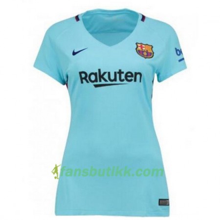 Fotballdrakt FC Barcelona Dame Bortetrøye 2017-2018 Kortermet