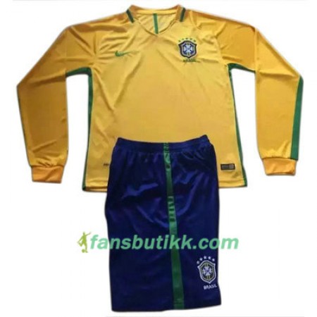 Fotballdrakt Brasil Hjemmetrøye 2016/17 Langermet