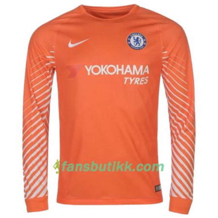 Fotballdrakt Chelsea Keeper Hjemmetrøye 2017-2018 Langermet