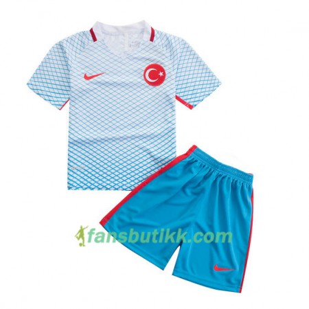 Fotballdrakt Tyrkia Barn Bortetrøye 2016/17 Kortermet