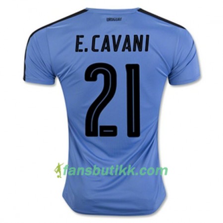 Fotballdrakt Uruguay Edinson Cavani Hjemmetrøye 2016/17 Kortermet