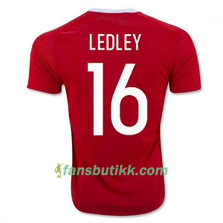 Fotballdrakt Wales LEDLEY Hjemmetrøye Euro 2016