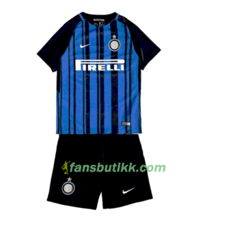 Fotballdrakt Inter Barn Hjemmetrøye 2017-2018 Kortermet