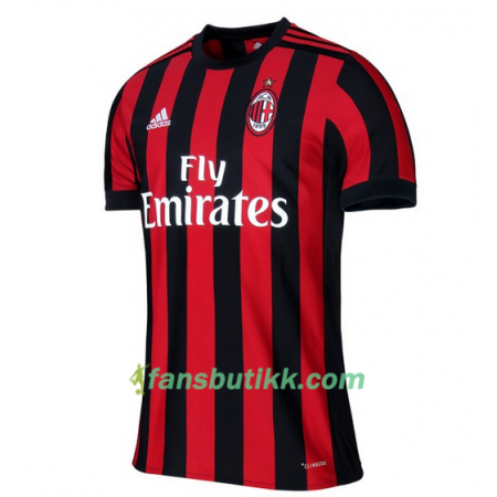 Fotballdrakt AC Milan Hjemmetrøye 2017-2018 Kortermet