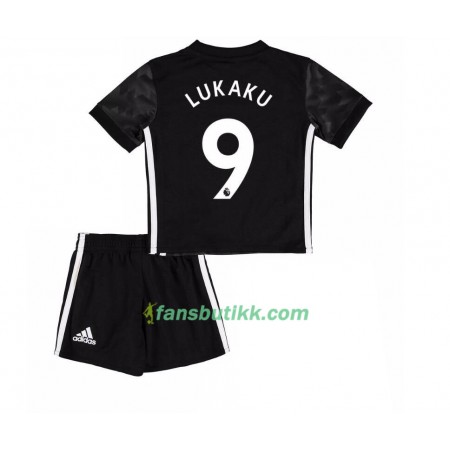 Fotballdrakt Manchester United Romelu Lukaku 9 Barn Bortetrøye 2017-2018 Kortermet