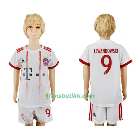 Fotballdrakt FC Bayern München Robert Lewandowski 9 Barn Tredjetrøye 2017-2018 Kortermet