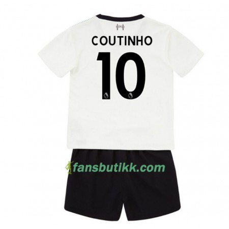 Fotballdrakt Liverpool Mario Philippe Coutinho 10 Barn Bortetrøye 2017-2018 Kortermet