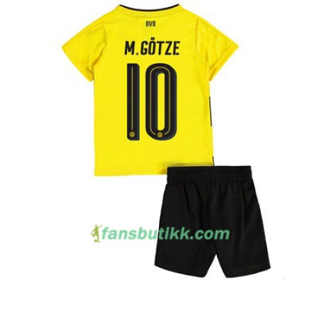 Fotballdrakt Borussia Dortmund Mario Gotze 10 Barn Hjemmetrøye 2017-2018 Kortermet