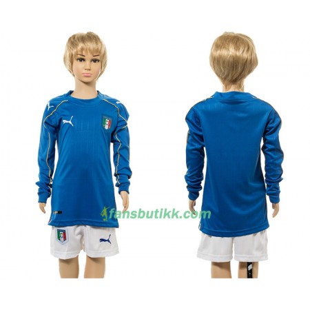 Fotballdrakt Italia Barn Hjemmetrøye 2016 Langermet
