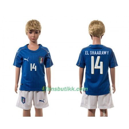 Fotballdrakt Italia El Shaarawy 14 Barn Hjemmetrøye 2016 Kortermet